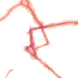 Night-time road noise heatmap for CA1 1DB