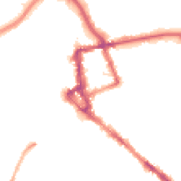 Night-time road noise heatmap for CA1 1DH