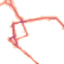 Night-time road noise heatmap for CA1 1EB