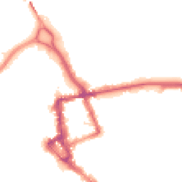 Night-time road noise heatmap for CA1 1EX