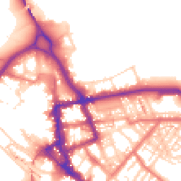 Daytime road noise heatmap for CA1 1HT