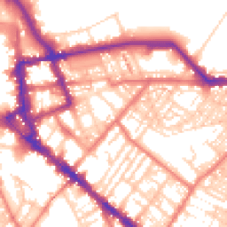 Daytime road noise heatmap for CA1 1JN