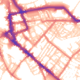 Daytime road noise heatmap for CA1 1JP
