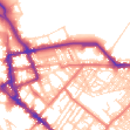 Daytime road noise heatmap for CA1 1JY
