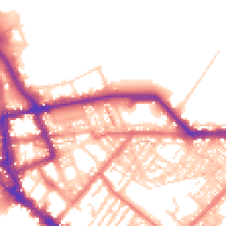 Daytime road noise heatmap for CA1 1LX
