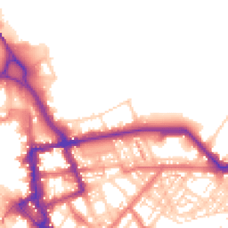 Daytime road noise heatmap for CA1 1NB