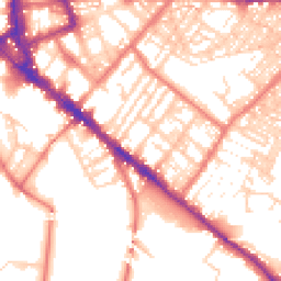 Daytime road noise heatmap for CA1 2HA