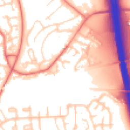 Daytime road noise heatmap for CA1 2LN