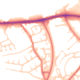Daytime road noise heatmap for CA1 2SF