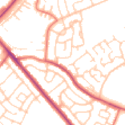 Daytime road noise heatmap for CA1 3GZ