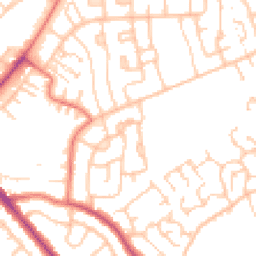 Daytime road noise heatmap for CA1 3JW