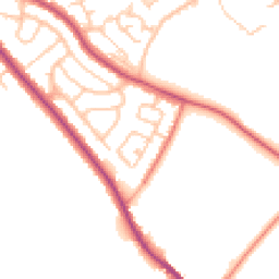Daytime road noise heatmap for CA1 3RF