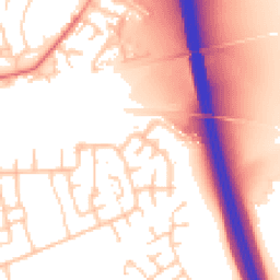 Daytime road noise heatmap for CA1 3RX