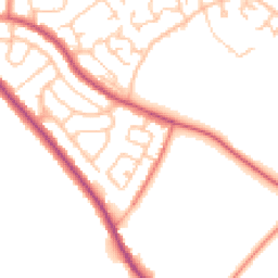 Daytime road noise heatmap for CA1 3TX