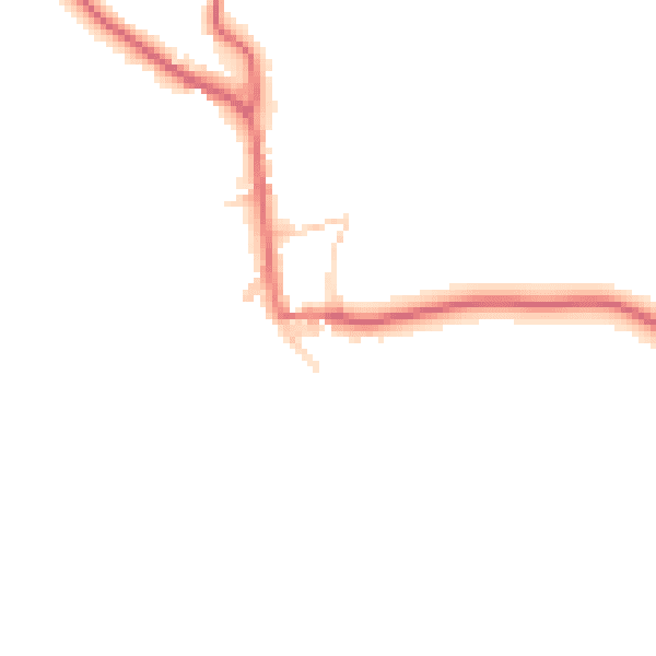 Daytime road noise heatmap for CA11 0AE