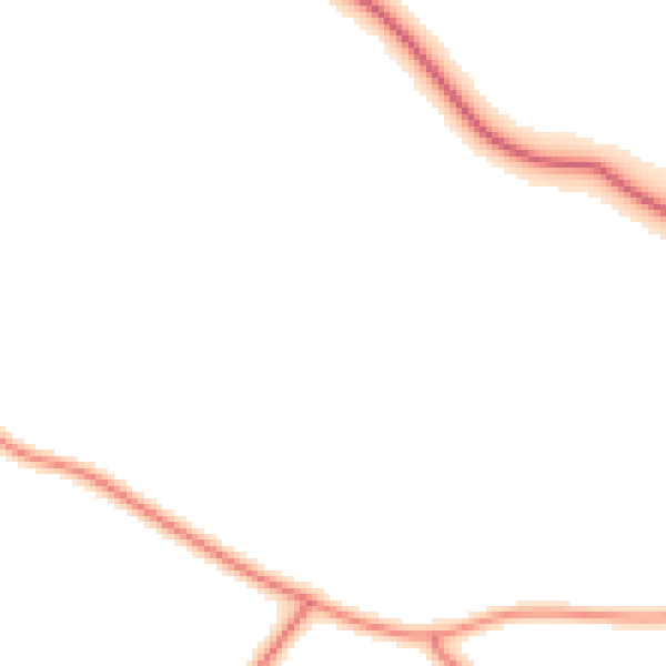 Daytime road noise heatmap for CA11 0AG