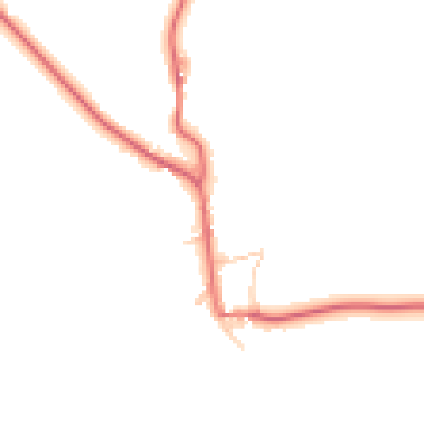 Daytime road noise heatmap for CA11 0AX