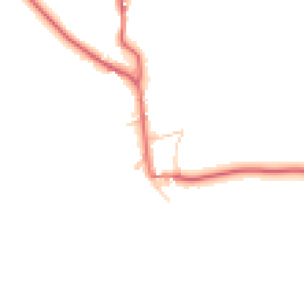 Daytime road noise heatmap for CA11 0AY