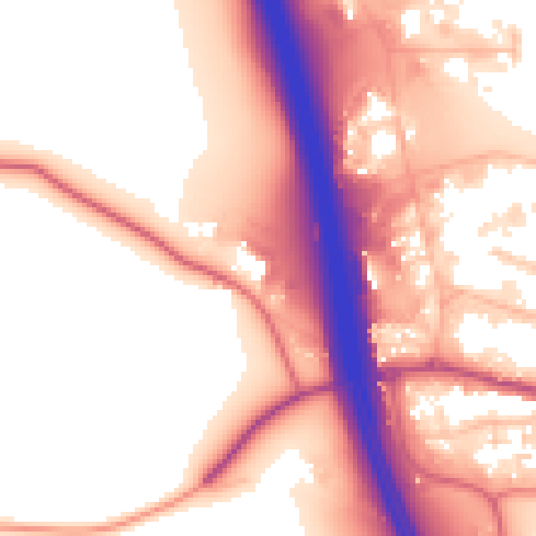Daytime road noise heatmap for CA11 0BF