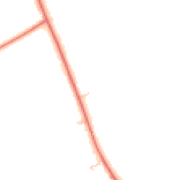 Daytime road noise heatmap for CA11 0BH