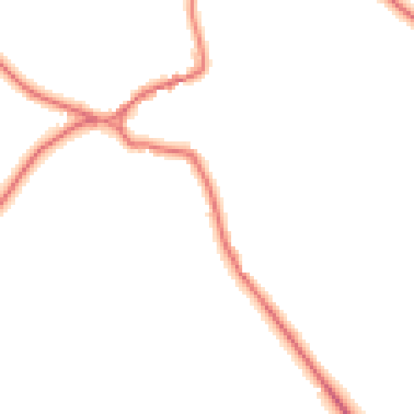 Daytime road noise heatmap for CA11 0DB