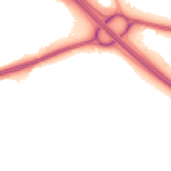 Night-time road noise heatmap for CA11 0DH