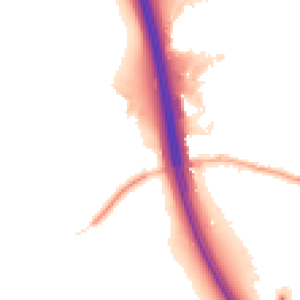 Night-time road noise heatmap for CA11 0DW