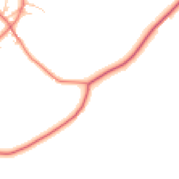 Daytime road noise heatmap for CA11 0HA