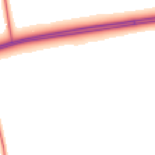 Daytime road noise heatmap for CA11 0HN