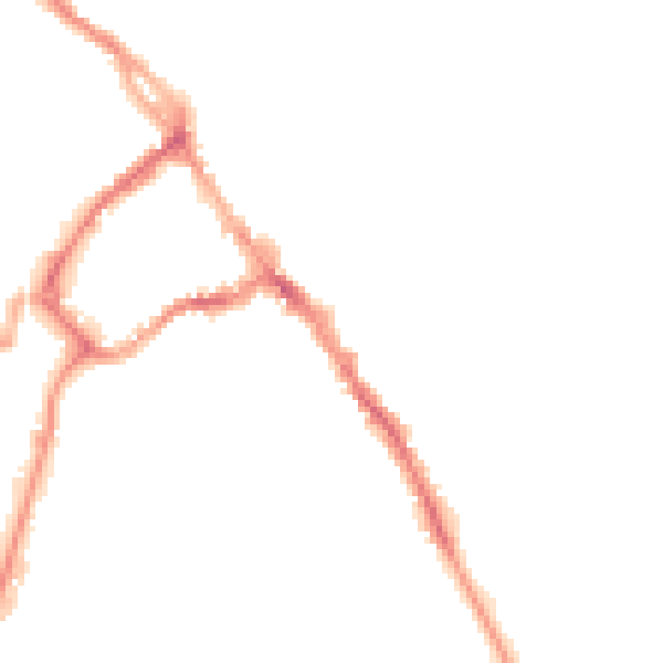 Night-time road noise heatmap for CA11 7AJ