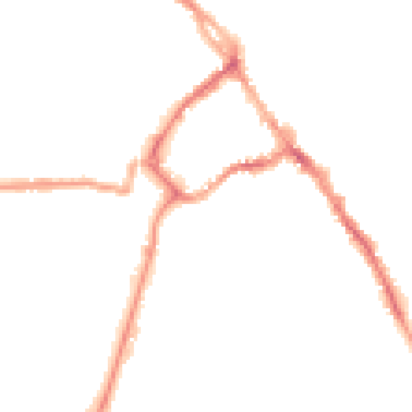 Night-time road noise heatmap for CA11 7DH