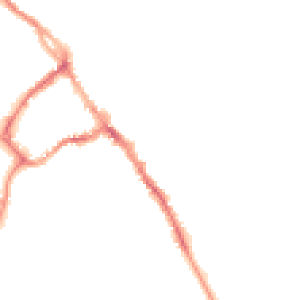 Night-time road noise heatmap for CA11 7XP