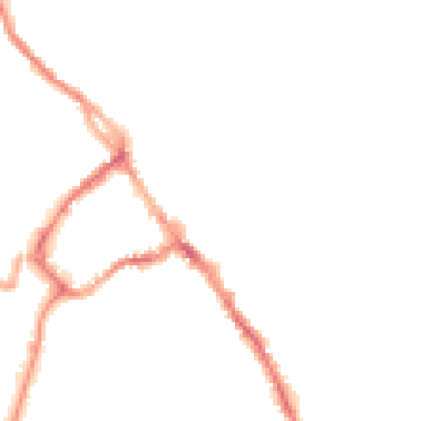 Night-time road noise heatmap for CA11 7YH