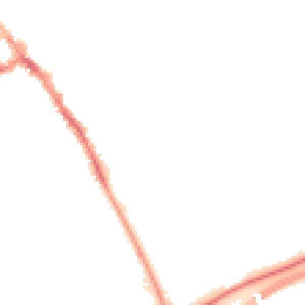 Night-time road noise heatmap for CA11 8NE