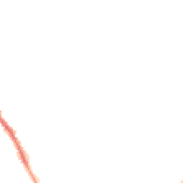 Night-time road noise heatmap for CA11 8NQ