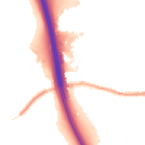 Night-time road noise heatmap for CA11 9ET