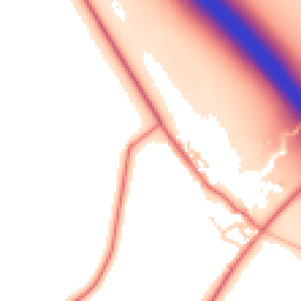Daytime road noise heatmap for CA11 9GU