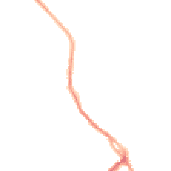 Night-time road noise heatmap for CA11 9GZ