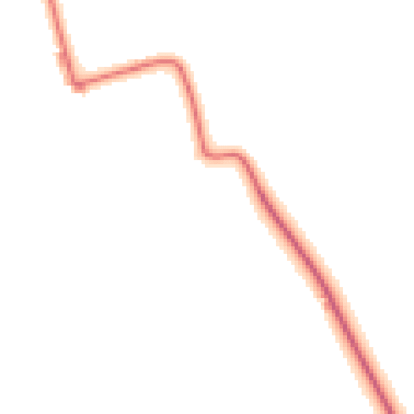 Daytime road noise heatmap for CA11 9QG