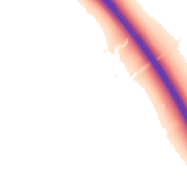 Night-time road noise heatmap for CA11 9QU