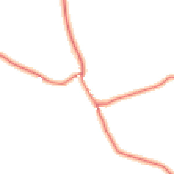 Daytime road noise heatmap for CA11 9SJ