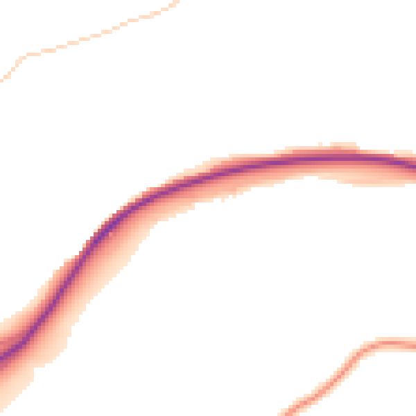 Daytime road noise heatmap for CA12 4AJ