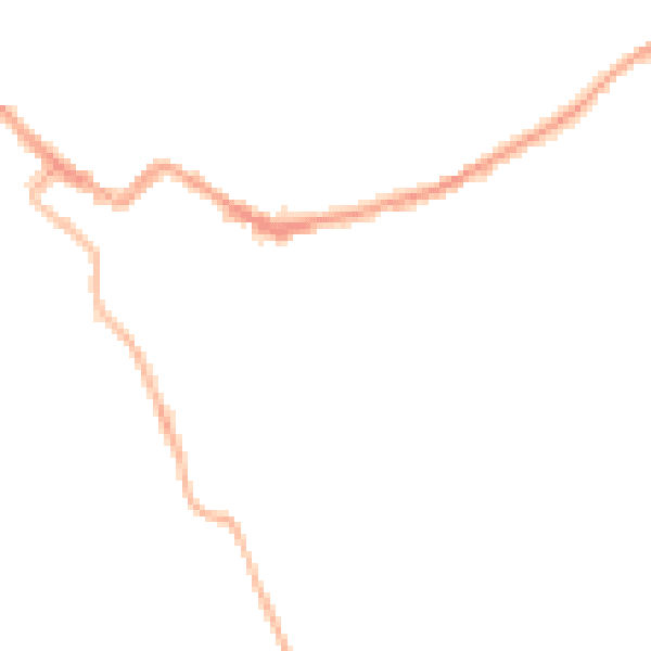 Night-time road noise heatmap for CA12 4AU