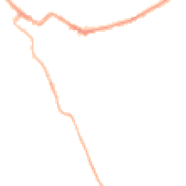 Night-time road noise heatmap for CA12 4DD