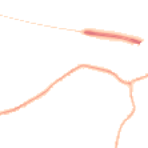 Night-time road noise heatmap for CA12 4JT