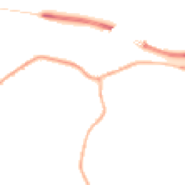 Night-time road noise heatmap for CA12 4LY