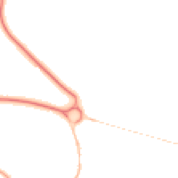 Night-time road noise heatmap for CA12 4PF