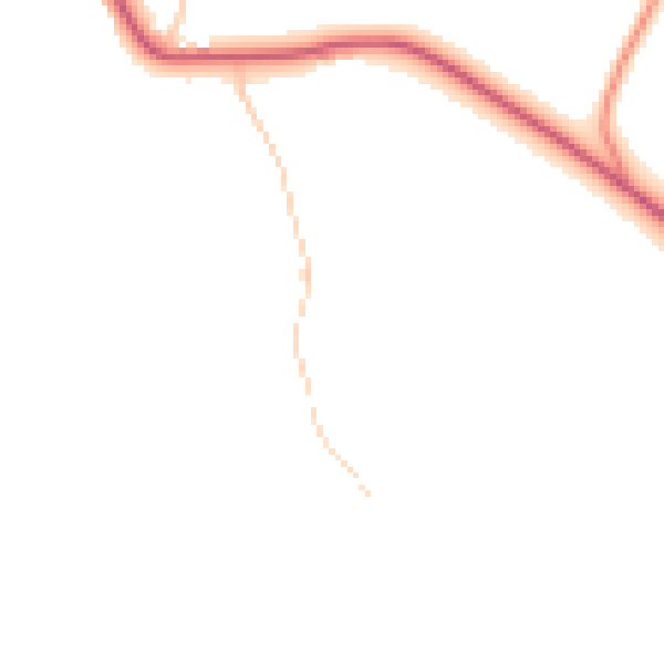Daytime road noise heatmap for CA12 4TE