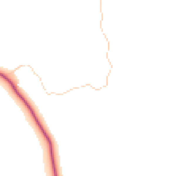 Daytime road noise heatmap for CA12 4TF
