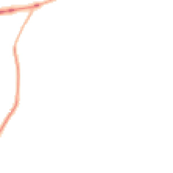 Night-time road noise heatmap for CA12 4TY